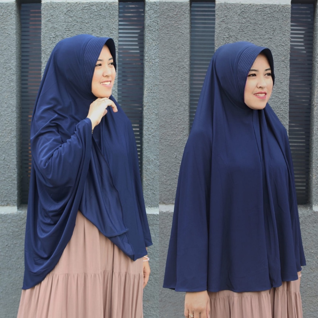 Jilbab Pet Bergo Pad Busa Aisyah Jumbo XXXL