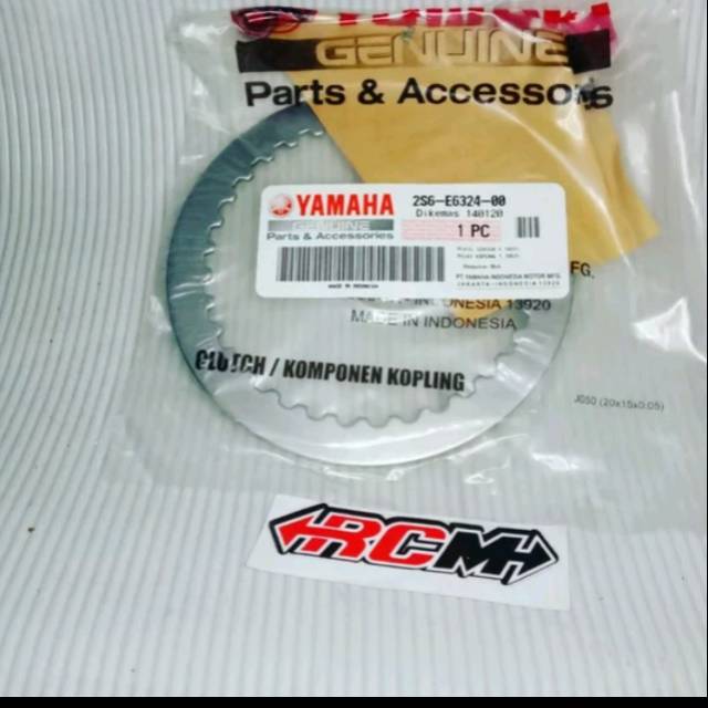 PELAT PLAT PLATE CLUTCH KOPLING COPLING JUPITER MX OLD LAMA NEW ORI  YGP ASLI 2S6-E6324-00