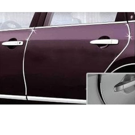 4 meter List Moulding Chrome 6mm Lis Silver List Jendela List Pintu Mobil