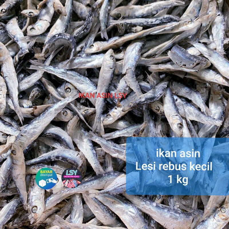 

ikan asin lesi rebus kecil super 1 kg