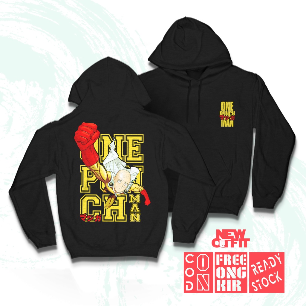 Hoodie SAITAMA ONE PUNCH MAN HERO OPM Sweater Hodie Anime Jepang Manga Terbaru