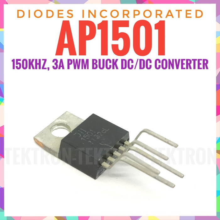 Diodes Incorporated IC AP1501 1501 3A PWM Buck DC-DC Inverter asli ori