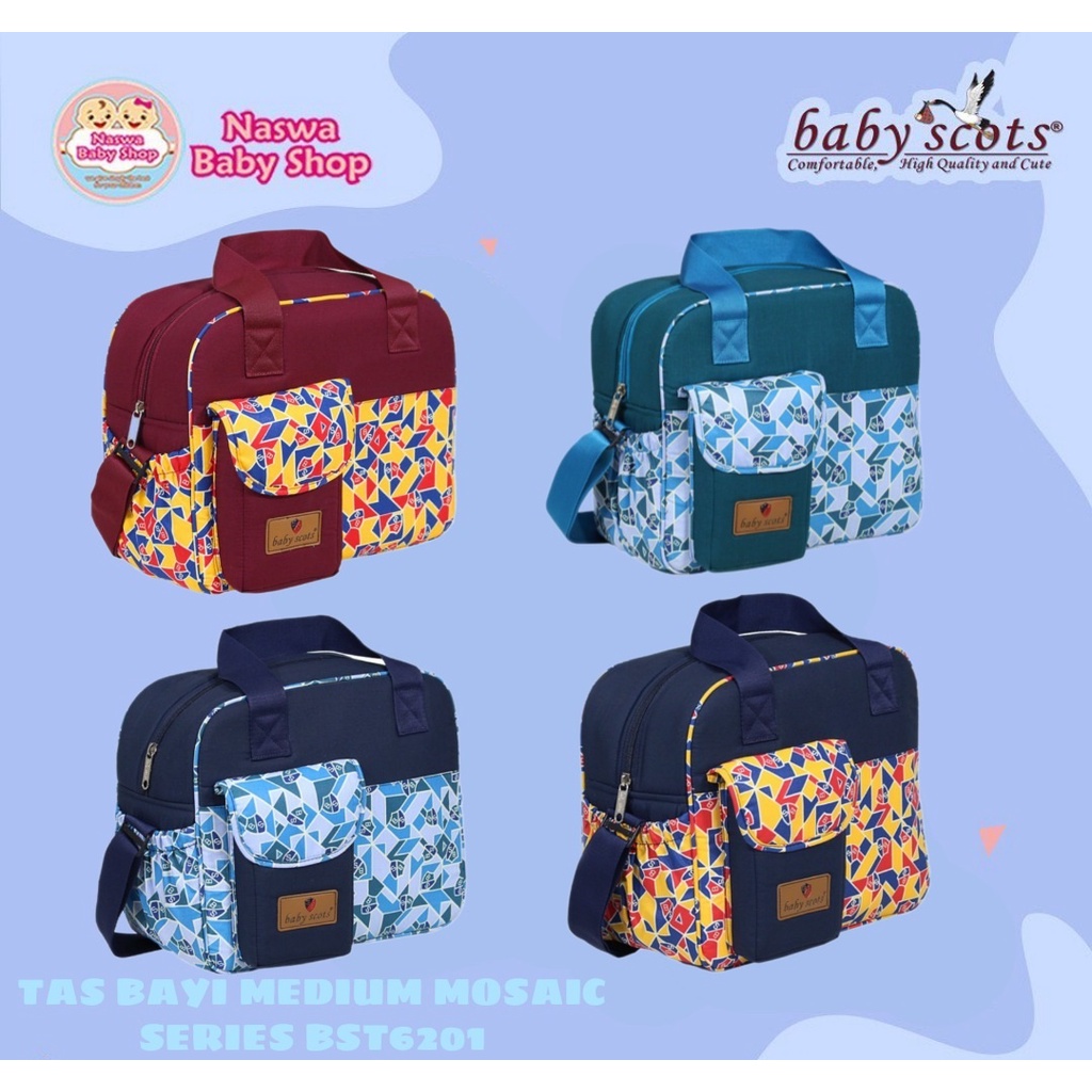 Baby Scots Tas Bayi Medium Mosaic Series BST6201