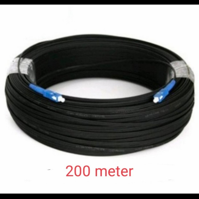 NETLINE KABEL FO FIBER OPTIC SC SINGLE MODE 200 METER