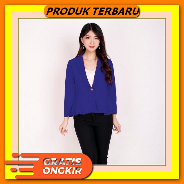 Set Lulu Blazer Setelan Baju Anak Perempuan One Set Anak Kekinian Fashion Korea Style Import Blazer 