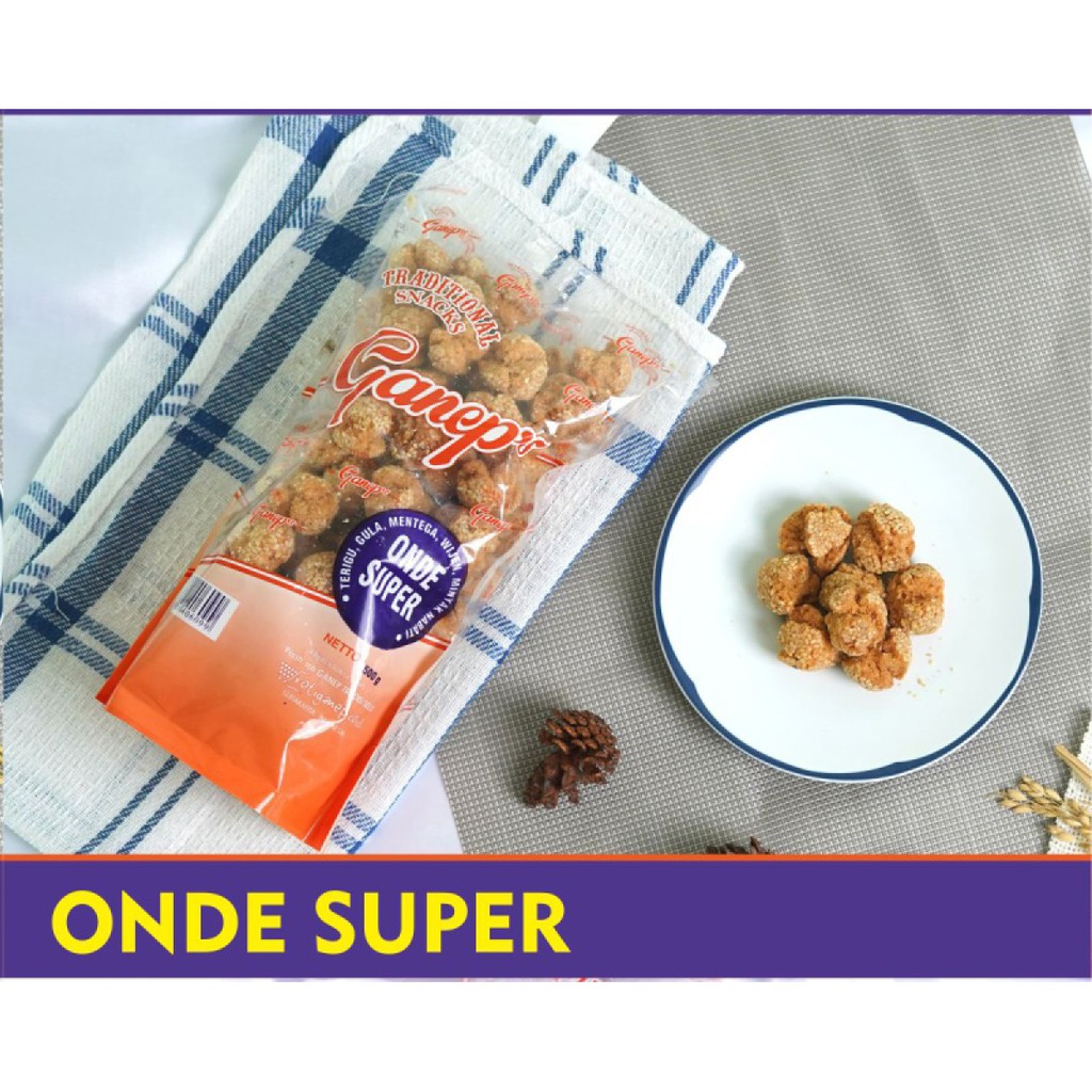 

Onde Super 500gr Snack Camilan Renyah Oleh - Oleh Khas Solo