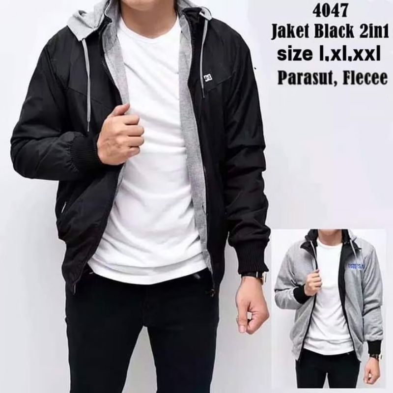 (PROMO) jaket bolakbalik/ jaket pria /jaket wanita /jaketDC