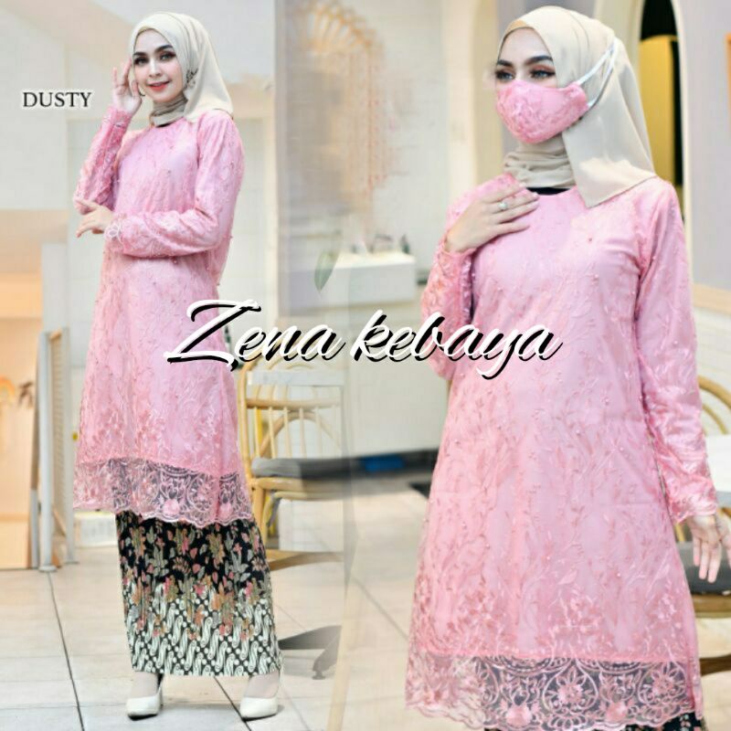 SET KEBAYA TUNIK KEBAYA MODERN KEBAYA PESTA KEBAYA TUNIK TILLE