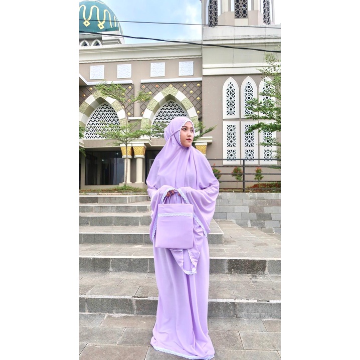 MUKENA JUMBO HYGET AMPLOP POLOS RENDA