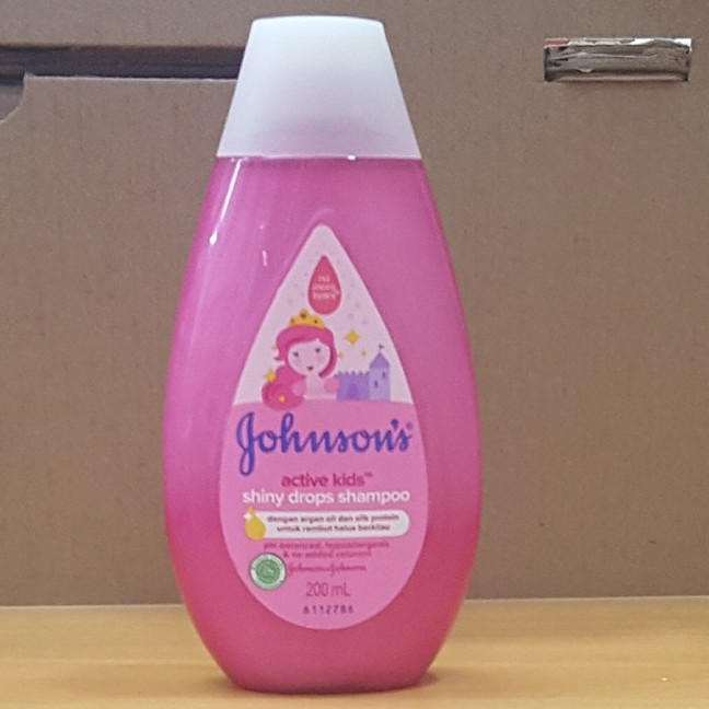 Johnson's active kids soft &amp; smooth shampoo 200ml dan shiny drop conditioner