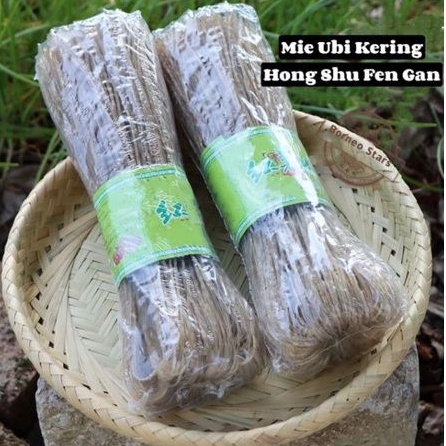 

Mie Ubi Merah kering 400g/红薯粉干 Hongshufengan