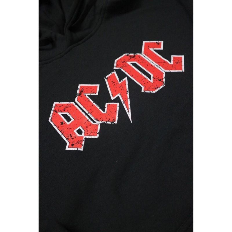 HOODIE H&amp;M ACDC REDFONT