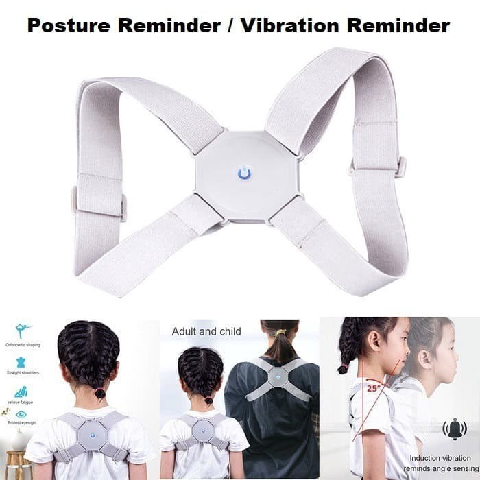 GOOD ADJUST BACK SUPPORT POSTURE CORRECTOR VIBRATION SMART SENSOR ELEKTRIK