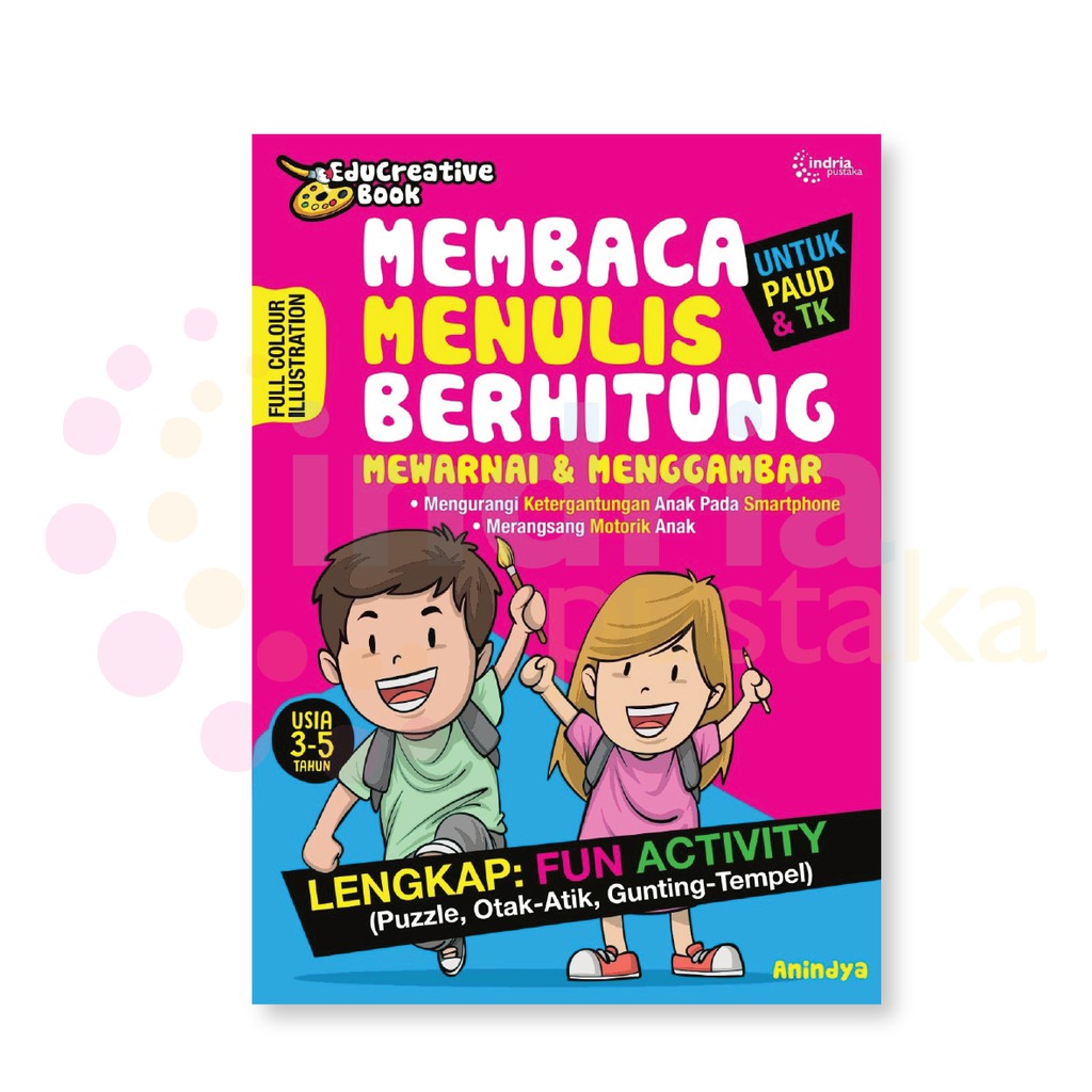 Membaca,Menulis,Berhitung,Mewarnai & Menggambar Untuk Paud & Tk