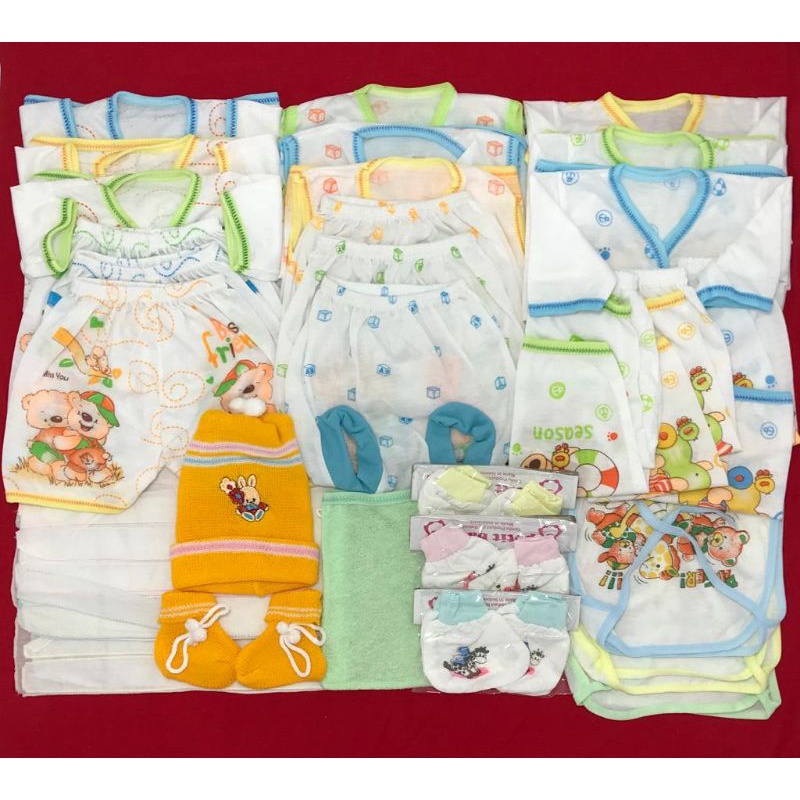 Paket lengkap/ murah pakaian bayi isi 30pcs SNI 0-6bulan