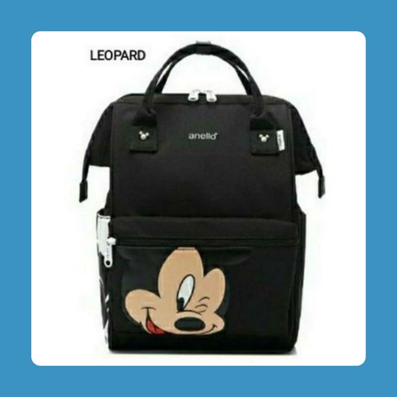 Ransel Mickeymouse Anello Backpack Bomber EMOEMO