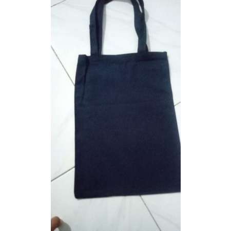 TOTEBAG HITAM POLOS MINI 20×25 sponbond