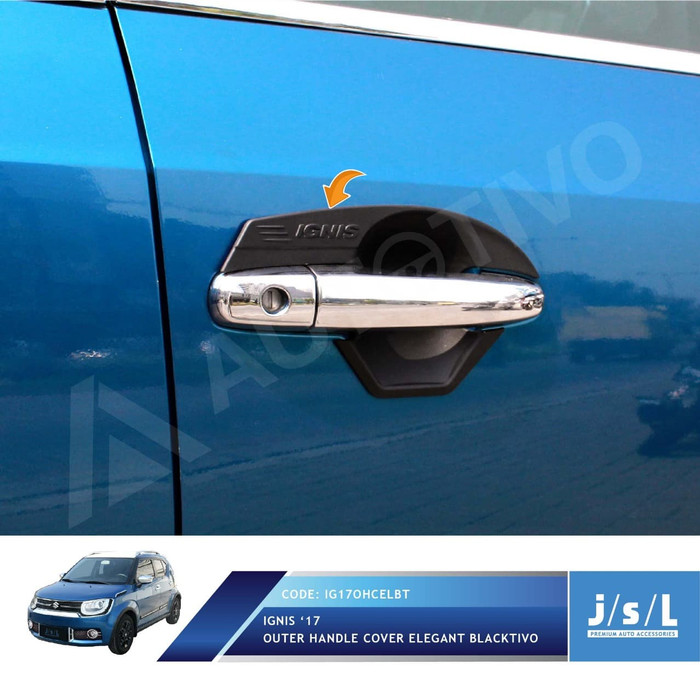Outer Handle Suzuki Ignis Mangkok Pintu Hitam Doff Blacktivo