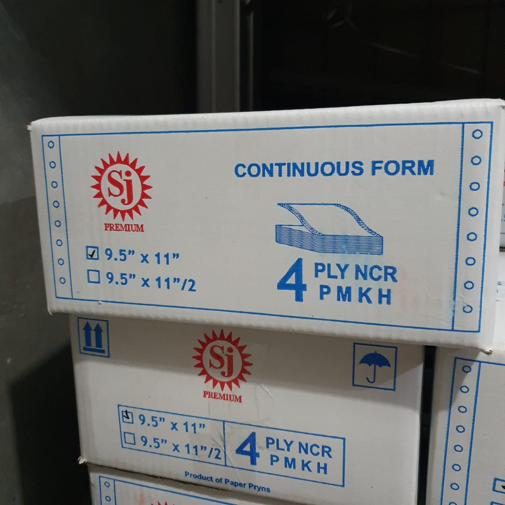 

CONTINOUS FORM 91/2x11 4 PLY (UTUH DAN POTONG TENGAH) CONTINOUS FORM 4 PLY