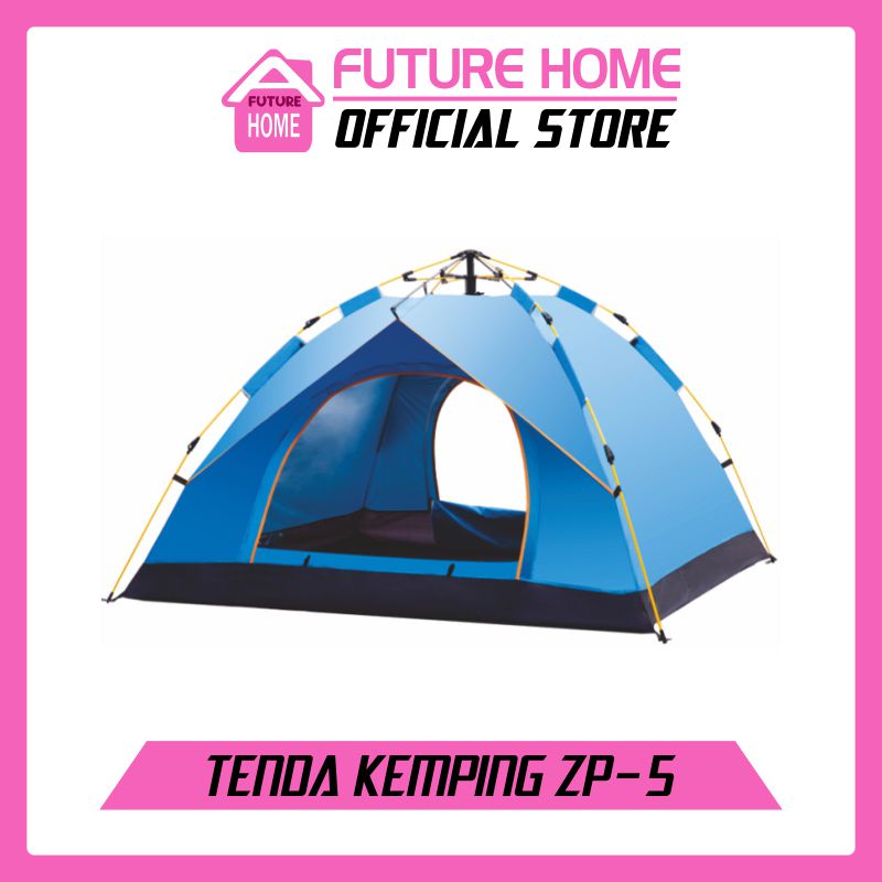 Tenda Camping Otomatis Biru Tenda Otomatis Outdoor &amp; Indoor Tenda Gunung