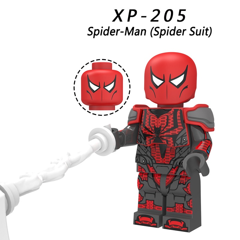 Kt1028 Mainan Action Figure Minifigures Agent Venom Ghost Spiderman Quentin Beck Marvel Untuk Hadiah