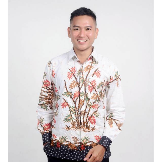 KEMEJA BATIK MOTIF BAMBU PETUK PEKALONGAN