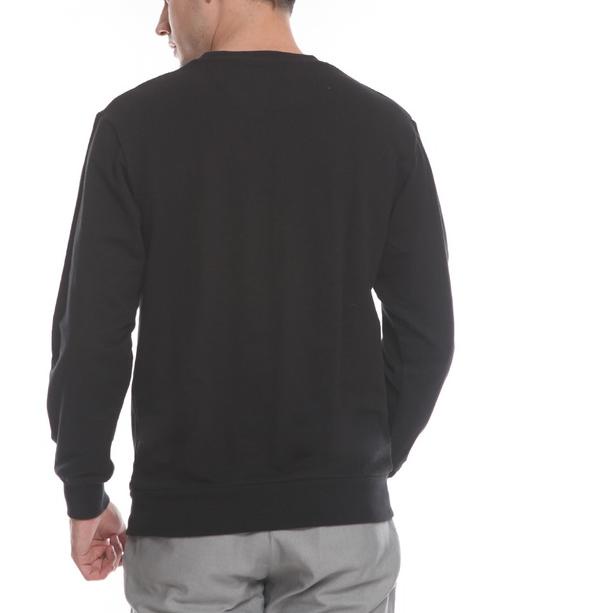 ✽ MANZONE Sweater Pria Slim Fit DIOR - Black ➲