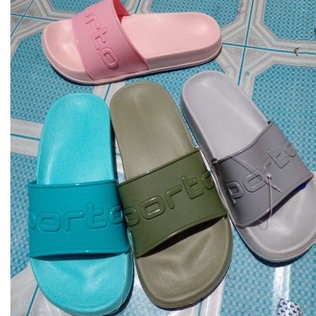 Porto 1023 - Sendal Selop Karet Wanita Motif Cantik Ukuran 36 - 40