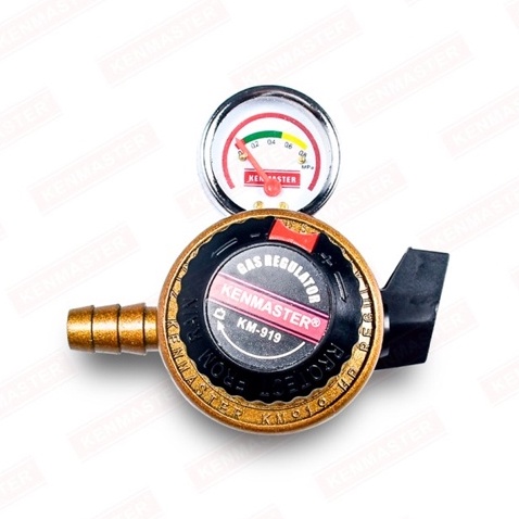 Kepala Regulator Gas High Pressure + Meter Kenmaster Kepala Lpj km- 919