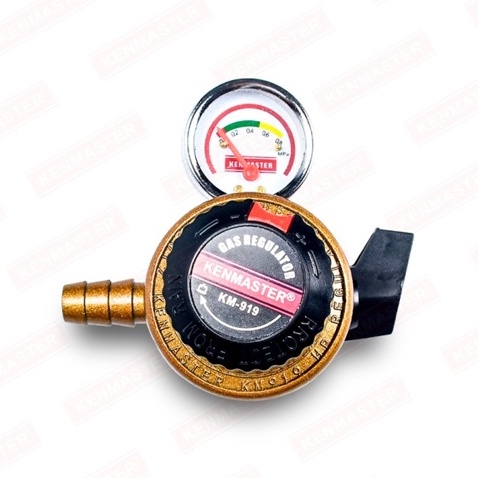 Kepala Regulator Gas High Pressure + Meter Kenmaster Kepala Lpj km- 919