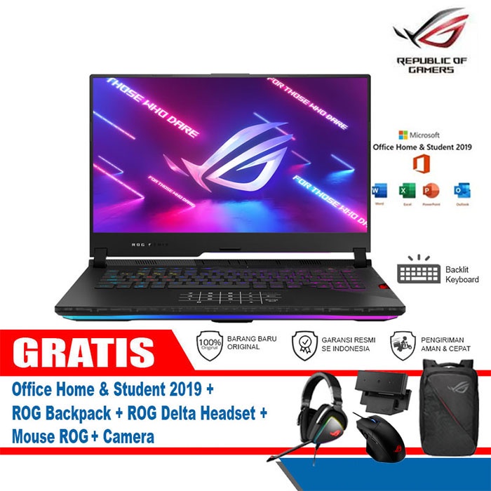 Asus ROG STRIX SCAR G533QS-R938D6T-O Ryzen 9-5900HX/RTX3080_V16G/16G*2/1TB*2/300Hz/PerKey/NumPad/90W