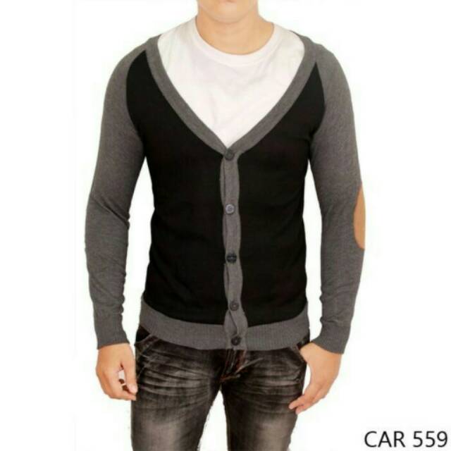 Sweater pria rajut tebal / jaket pria