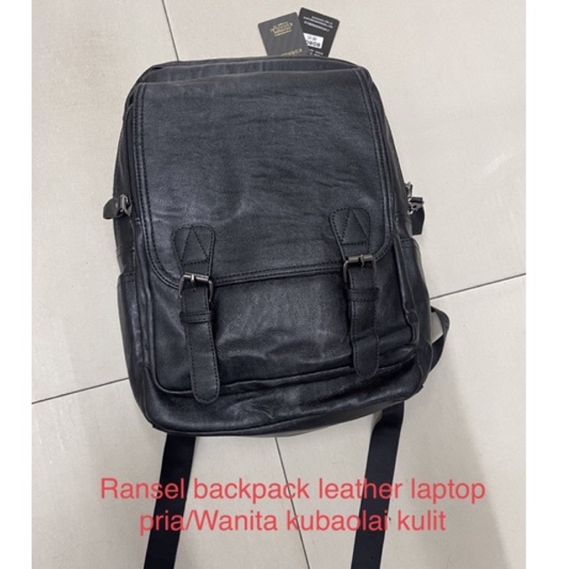 TAS RANSEL KULIT PRIA WANITA TAS BACKPACK KULIT TAS LAPTOP RANSEL KULIT