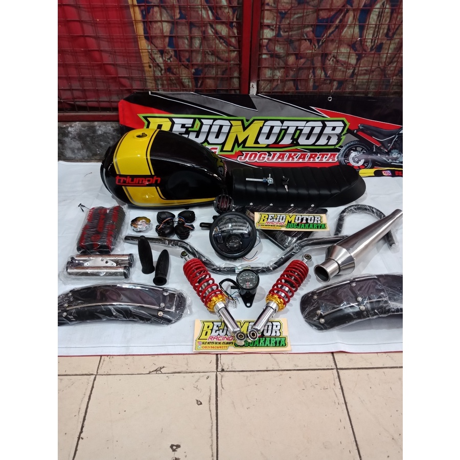 body japstyle terlengkap buat scorpio byson thunder mega pro tiger verza dll
