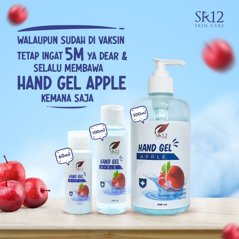 HANDGEL SANITIZER SR12 HERBAL BPOM / GEL PEMBERSIH TANGAN MEMATIKAN KUMAN