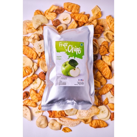 Keripik Buah / Kripik Buah Apel Nangka Salak Pisang Fruta 100 gram