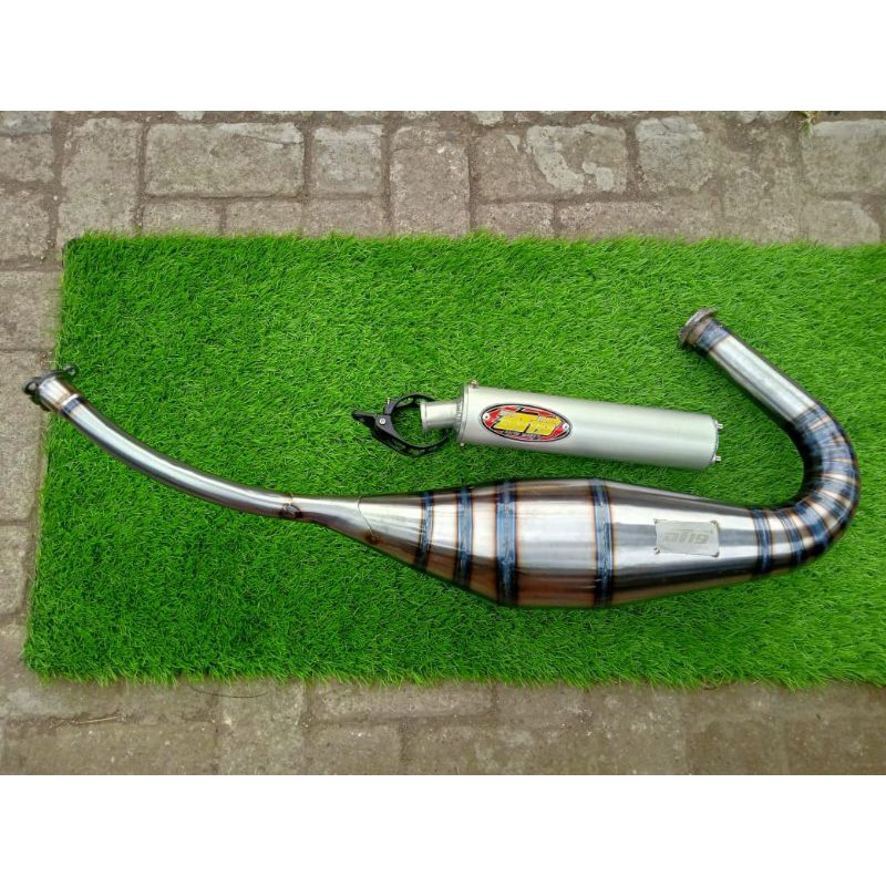 KNALPOT NINJA 2 STROKE ORIGINAL AT19 RACING SERIES