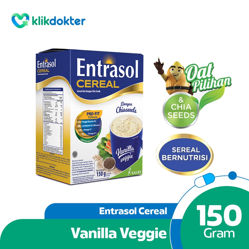 

Entrasol Quick Start Cereal Vanilla Veggie 5X30gr