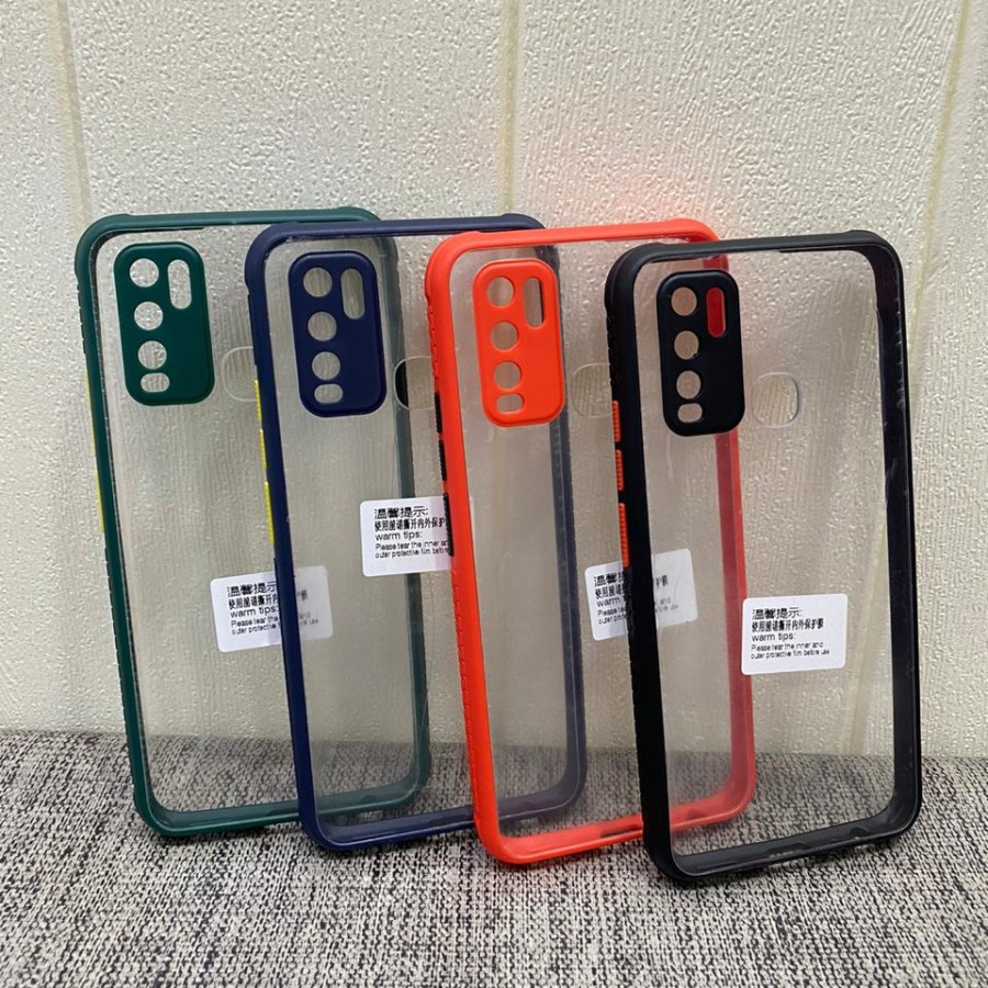 VIVO Y21A Y51 Y51A Y53S Y30 Y30i Y50 A CASE SOFT UME MIQILIN TRANSPARAN FUZE CLEAR PROTECT CAMERA HARDCASE CASING COVER BENING PELINDUNG KAMERA