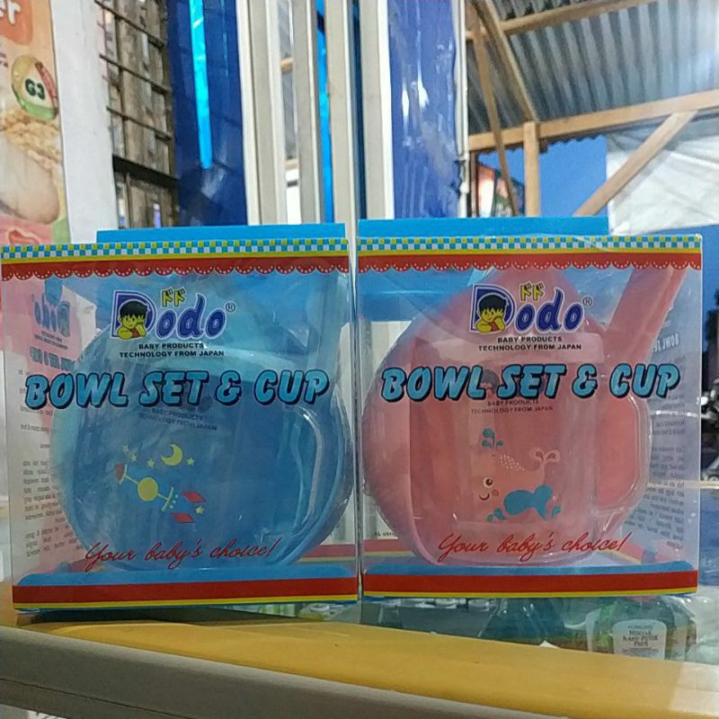 DODO BOWL SET &amp; CUP/ TEMPAT MAKAN BAYI