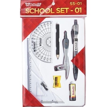 

Ready Promo School Set - 01 Butterfly - Alat Tulis set Berkualitas