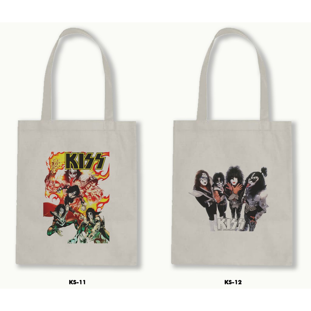 TOTE BAG BLACU - KISS .01