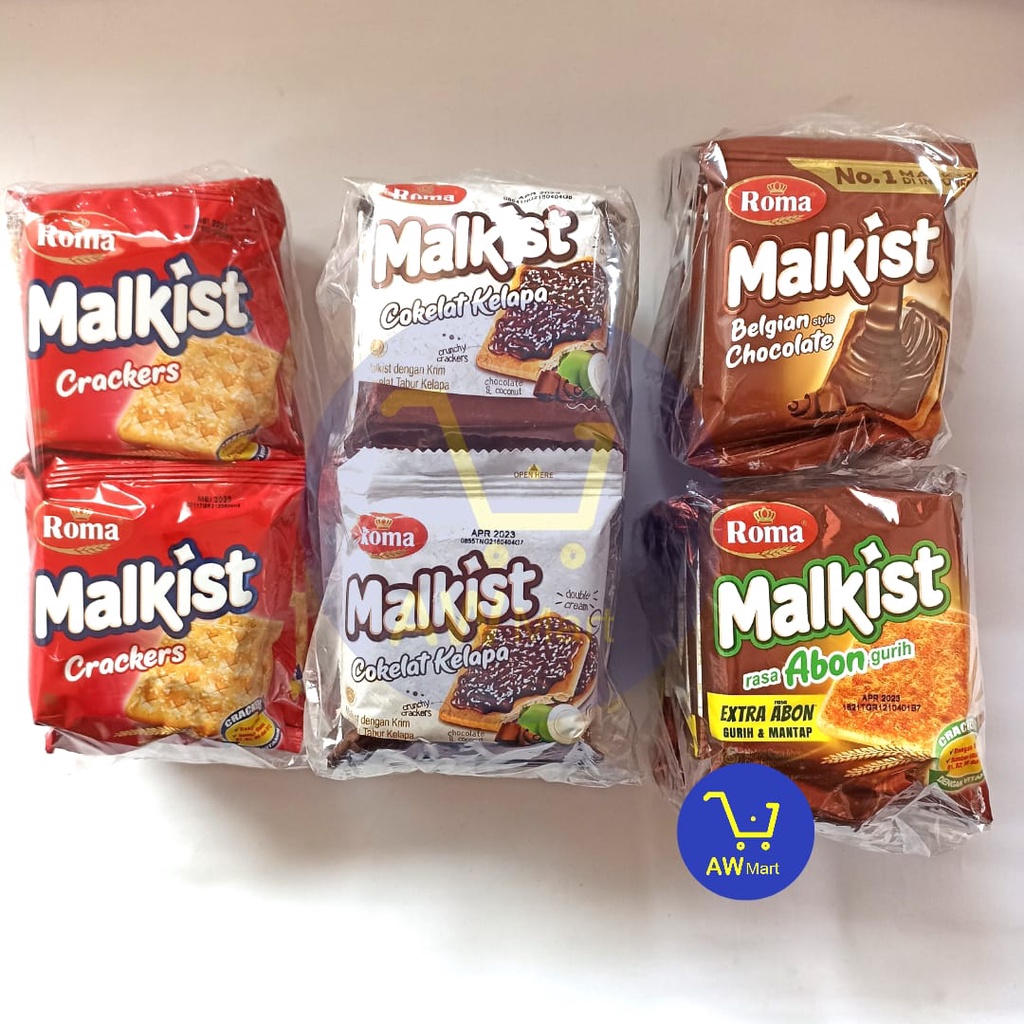 

BISKUIT ROMA MALKIST RENCENG ISI 10 PCS - ALL VARIAN