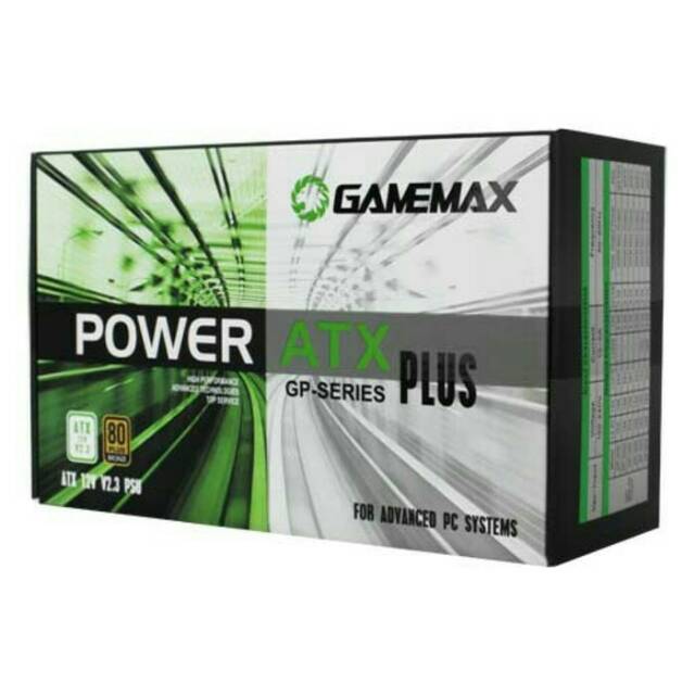 PSU GAMEMAX GP450 80+ Bronze Certified Power supply 450w