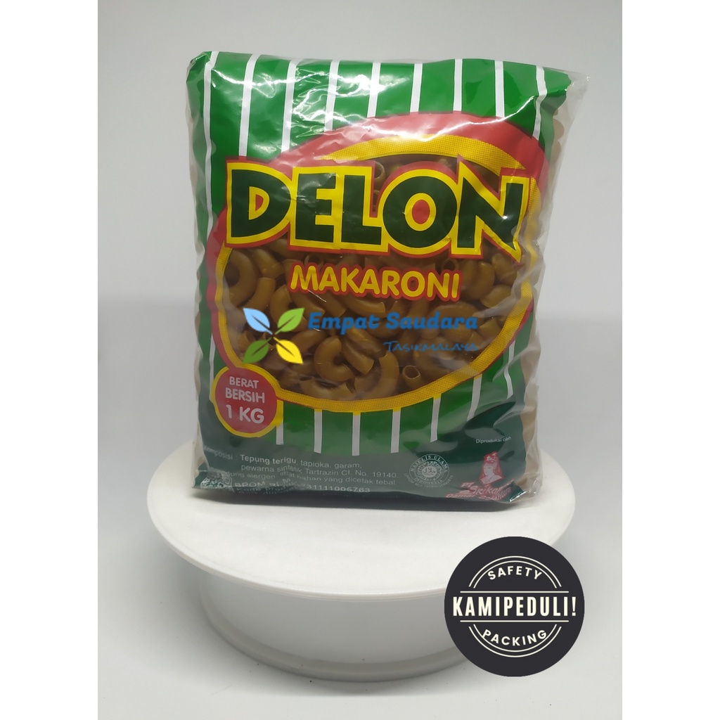 

MAKARONI GORENG MERK DELON HIJAU KEMASAN 1 KG