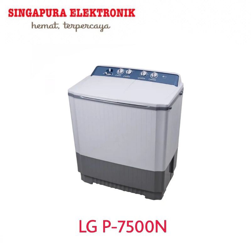 LG mesin cuci 2 Tabung 7.5KG P-7500N