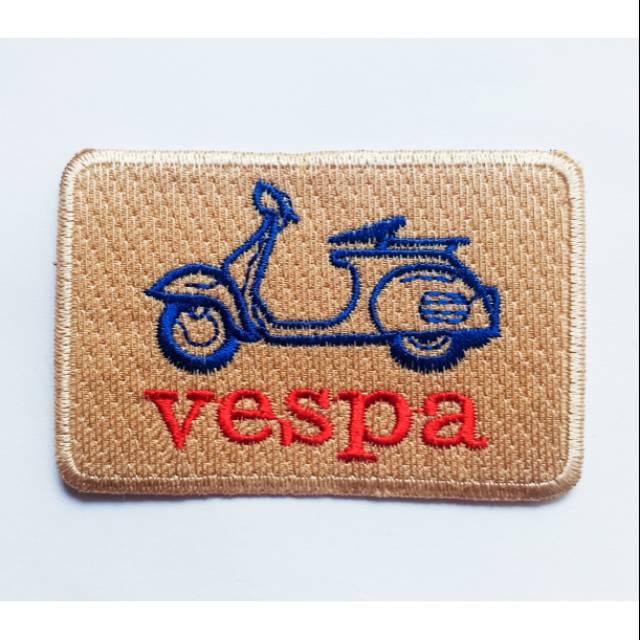 Patch bordir vespa