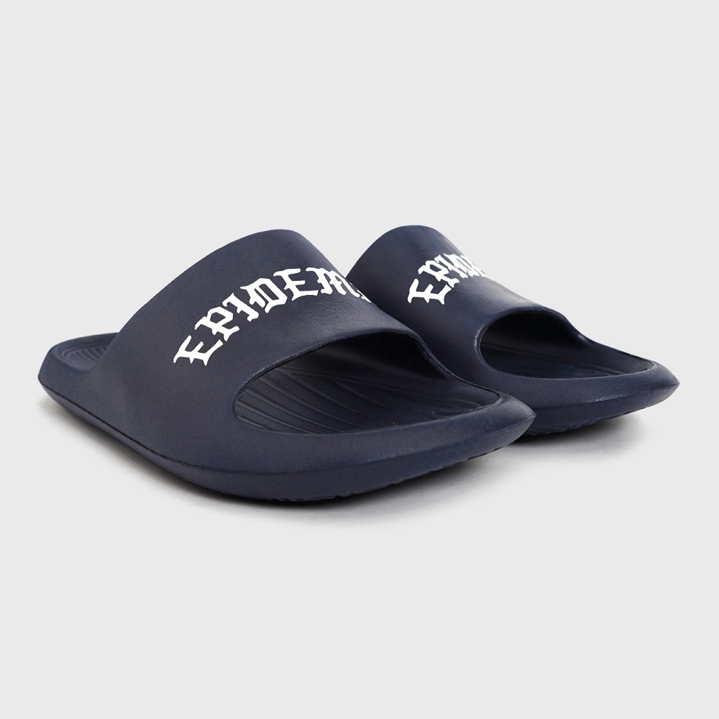 Epidemic Slide Sandal Navy Goth