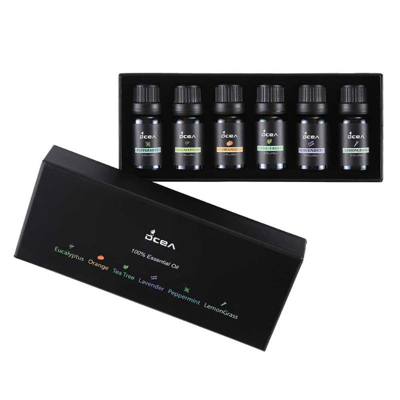 Essential Oil Essensial Minyak Aromaterapi Aromatherapy Humidifier Aroma Diffuser Esential 6PCS