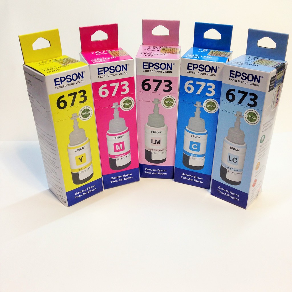 Tinta Epson L 673 Original L800 L1800